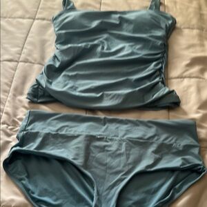 Athleta Blue Tankini